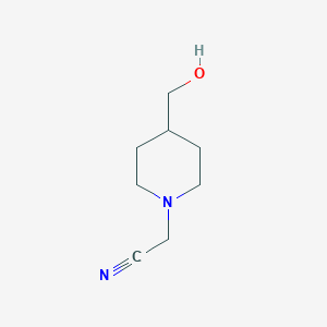 2-(4-(Hydroxymethyl)piperidin-1-yl)acetonitrile
