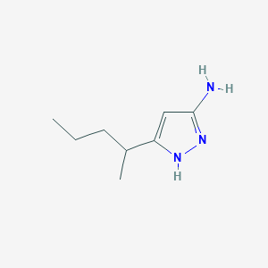3-(pentan-2-yl)-1H-pyrazol-5-amine