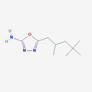 5-(2,4,4-Trimethylpentyl)-1,3,4-oxadiazol-2-amine