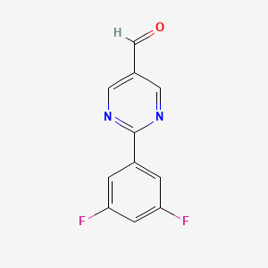 2-(3,5-Difluorophenyl)pyrimidine-5-carbaldehyde