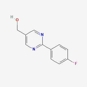 [2-(4-Fluorophenyl)pyrimidin-5-yl]methanol
