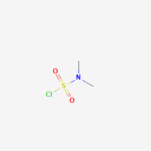 molecular formula C2H6ClNO2S B143814 二甲基磺酰氯 CAS No. 13360-57-1