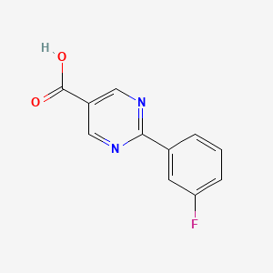 2-(3-Fluorophenyl)pyrimidine-5-carboxylic acid