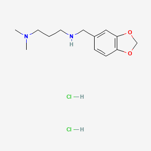 N'-Benzo[1,3]dioxol-5-ylmethyl-N,N-dimethyl-propane-1,3-diamine dihydrochloride