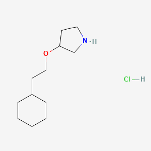 3-(2-Cyclohexylethoxy)pyrrolidine hydrochloride