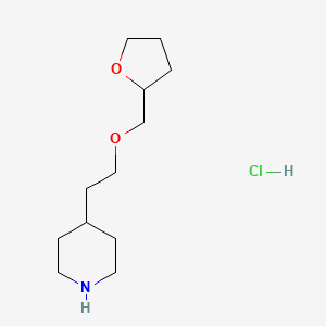 4-[2-(Tetrahydro-2-furanylmethoxy)ethyl]piperidine hydrochloride