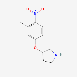3-(3-Methyl-4-nitrophenoxy)pyrrolidine