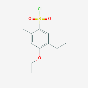 4-Ethoxy-5-isopropyl-2-methylbenzenesulfonyl chloride