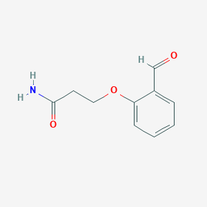3-(2-Formylphenoxy)propanamide