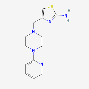 4-{[4-(Pyridin-2-yl)piperazin-1-yl]methyl}-1,3-thiazol-2-amine