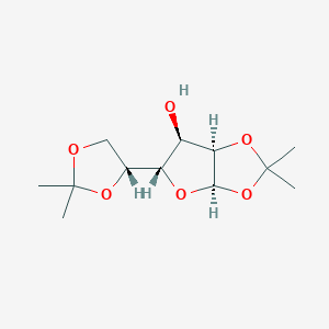 molecular formula C12H20O6 B014382 1,2:5,6-Di-O-isopropylidene-alpha-D-allofuranose CAS No. 2595-05-3