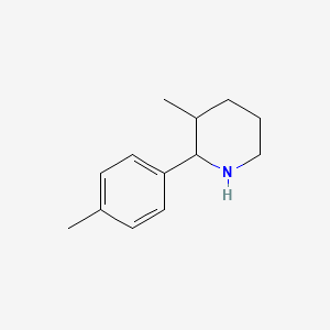 molecular formula C13H19N B1438202 3-Methyl-2-(4-methylphenyl)piperidine CAS No. 1019345-69-7