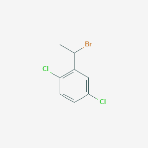 molecular formula C8H7BrCl2 B1438207 2-(1-Bromoethyl)-1,4-dichlorobenzene CAS No. 98437-27-5