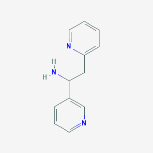 2-(Pyridin-2-yl)-1-(pyridin-3-yl)ethan-1-amine