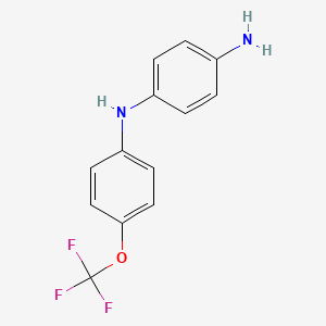 1-N-[4-(trifluoromethoxy)phenyl]benzene-1,4-diamine