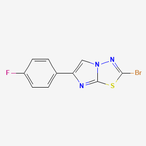 2-Bromo-6-(4-fluorophenyl)imidazo[2,1-B][1,3,4]thiadiazole
