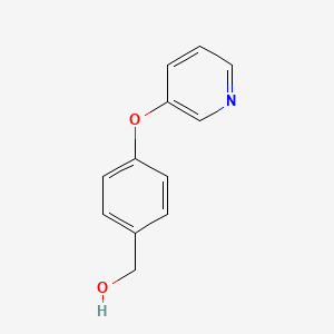 molecular formula C12H11NO2 B1438236 [4-(Pyridin-3-yloxy)phenyl]methanol CAS No. 1094400-75-5