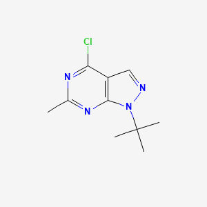1-tert-butyl-4-chloro-6-methyl-1H-pyrazolo[3,4-d]pyrimidine