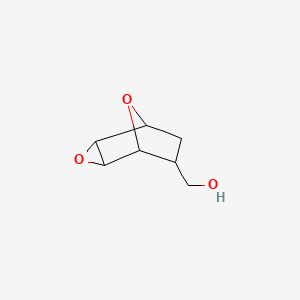 molecular formula C7H10O3 B14382464 3,8-Dioxatricyclo[3.2.1.02,4]oct-6-ylmethanol CAS No. 90049-70-0