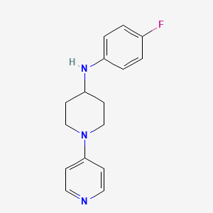 N-(4-fluorophenyl)-1-(pyridin-4-yl)piperidin-4-amine