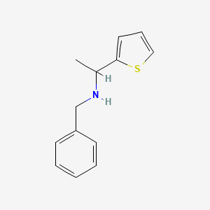 Benzyl[1-(thiophen-2-yl)ethyl]amine