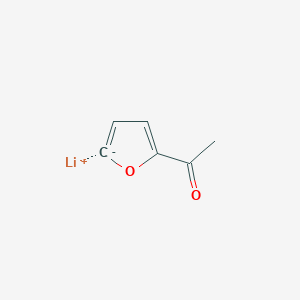 molecular formula C6H5LiO2 B14382633 lithium;1-(2H-furan-2-id-5-yl)ethanone CAS No. 88308-80-9