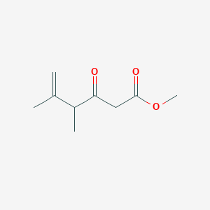 molecular formula C9H14O3 B14382643 Methyl 4,5-dimethyl-3-oxohex-5-enoate CAS No. 88466-47-1