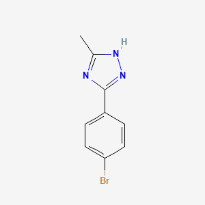 3-(4-bromophenyl)-5-methyl-1H-1,2,4-triazole