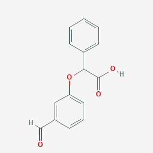 2-(3-Formylphenoxy)-2-phenylacetic acid