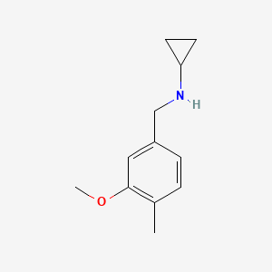 Cyclopropyl-(3-methoxy-4-methylbenzyl)-amine