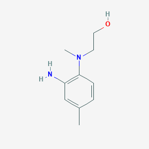 molecular formula C10H16N2O B1438268 2-((2-Amino-4-methylphenyl)(methyl)amino)ethanol CAS No. 912284-73-2