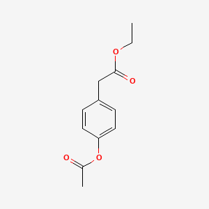 molecular formula C12H14O4 B14382699 Ethyl [4-(acetyloxy)phenyl]acetate CAS No. 89723-32-0