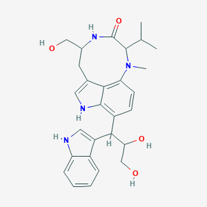 molecular formula C28H34N4O4 B143827 Cytoblastin CAS No. 137109-42-3
