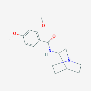 molecular formula C16H22N2O3 B14382722 N-(1-Azabicyclo[2.2.2]octan-3-yl)-2,4-dimethoxybenzamide CAS No. 90183-05-4