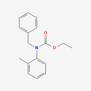 molecular formula C17H19NO2 B14382726 Ethyl benzyl(2-methylphenyl)carbamate CAS No. 88343-28-6
