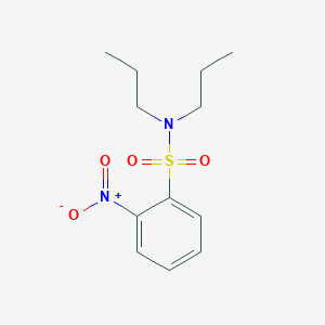 molecular formula C12H18N2O4S B14382764 Benzenesulfonamide, 2-nitro-N,N-dipropyl- CAS No. 89840-69-7