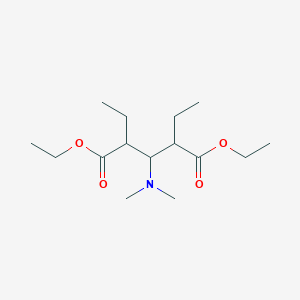 molecular formula C15H29NO4 B14382800 Diethyl 3-(dimethylamino)-2,4-diethylpentanedioate CAS No. 88584-59-2