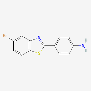 4-(5-Bromo-1,3-benzothiazol-2-yl)aniline