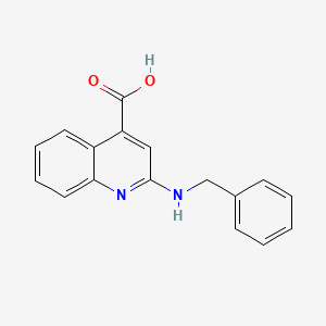 2-(Benzylamino)quinoline-4-carboxylic acid