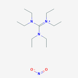 molecular formula C13H30N4O2 B14382845 Bis(diethylamino)-N,N-diethylmethaniminium nitrite CAS No. 89622-00-4
