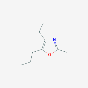 molecular formula C9H15NO B14382871 2-Methyl-4-ethyl-5-propyloxazole CAS No. 88300-06-5