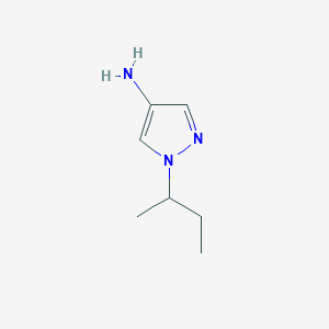 molecular formula C7H13N3 B1438288 1-(Butan-2-yl)-1H-pyrazol-4-amine CAS No. 1152901-10-4