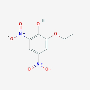 molecular formula C8H8N2O6 B14382925 2-Ethoxy-4,6-dinitrophenol CAS No. 89563-24-6