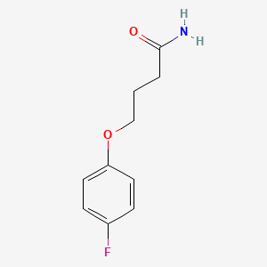 molecular formula C10H12FNO2 B1438303 4-(4-Fluorophenoxy)butanamide CAS No. 1098361-59-1