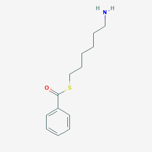 molecular formula C13H19NOS B14383032 S-(6-Aminohexyl) benzenecarbothioate CAS No. 88313-89-7