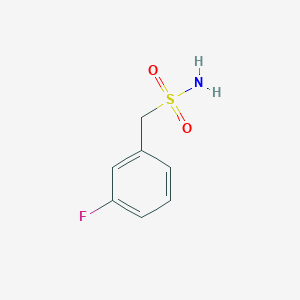 molecular formula C7H8FNO2S B1438304 (3-Fluorophenyl)methanesulfonamide CAS No. 919353-99-4