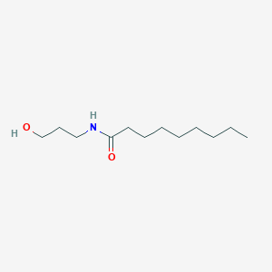 molecular formula C12H25NO2 B1438307 N-(3-Hydroxypropyl)nonanamide CAS No. 35627-80-6