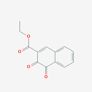 molecular formula C13H10O4 B14383144 Ethyl 3,4-dioxo-3,4-dihydronaphthalene-2-carboxylate CAS No. 89509-96-6