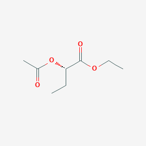 molecular formula C8H14O4 B14383151 Ethyl (2S)-2-(acetyloxy)butanoate CAS No. 88241-56-9