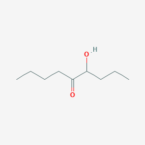 molecular formula C9H18O2 B14383162 5-Nonanone, 4-hydroxy- CAS No. 89393-09-9